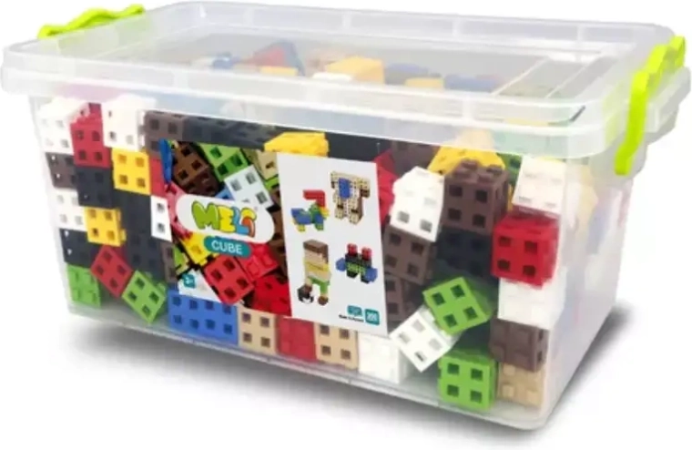 Meli Cube Edu 300 – grande set di blocchi da costruzione