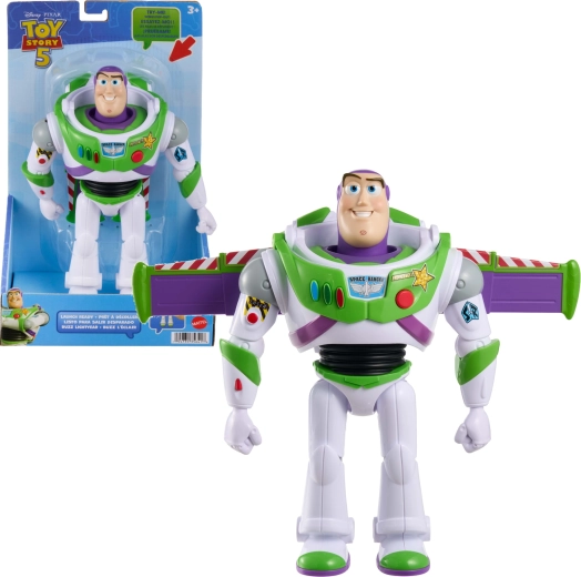 Mattel Disney Pixar Toy Story 5 action figure Buzz Lightyear con ali apribili