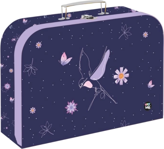 Valigetta per bambini in laminato Flowers 34 cm