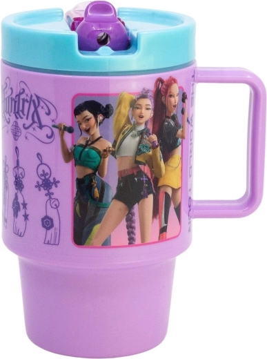 Grande bicchiere in plastica con beccuccio 530 ml K-pop: cacciatrici di demoni - 1 pezzo