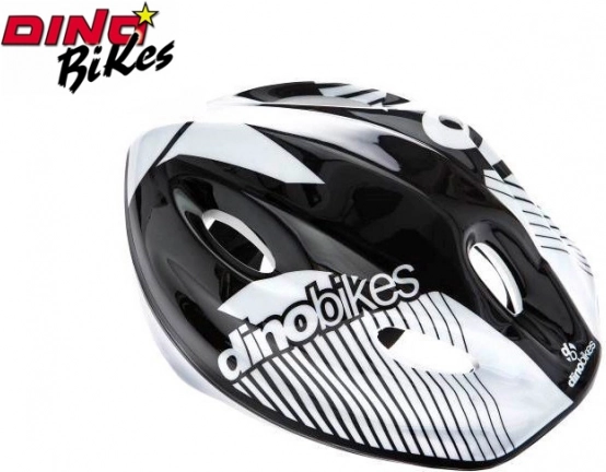 Casco ciclistico per bambini Dino Bikes nero
