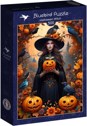 Puzzle Bluebird strega di Halloween 500 pezzi