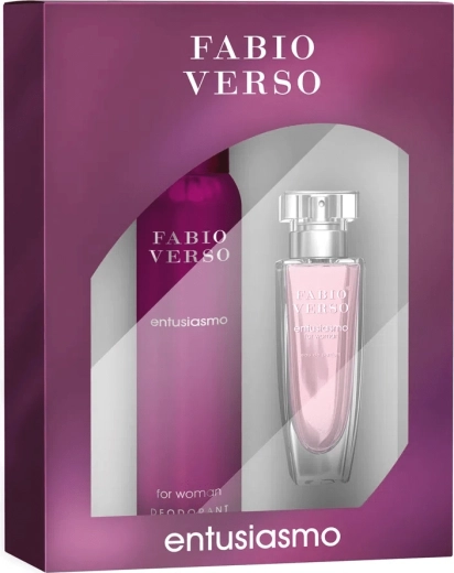 Cofanetto regalo per donne BI-ES Fabio Verso Entusiasmo – eau de parfum 50 ml + deodorante 150 ml