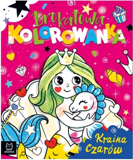 Colora con glitter: Regno incantato