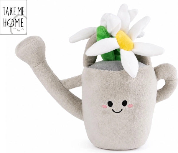 Pianta da interno in peluche Take Me Home in brocca grigia 20 cm