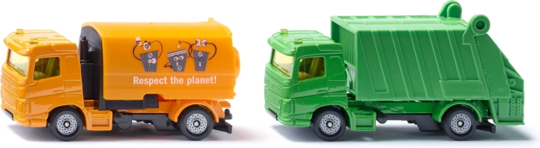 Set comunale Siku con spazzatrice e camion dei rifiuti