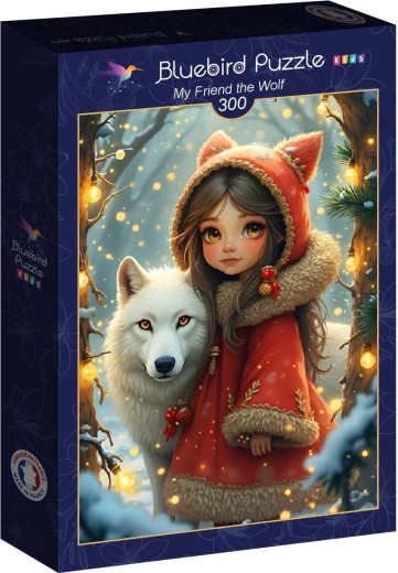 Puzzle Bluebird "Il mio amico lupo" 300 pezzi