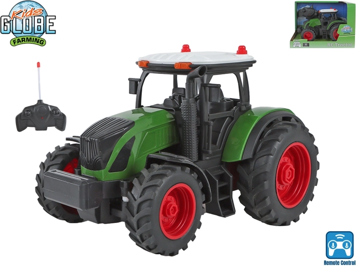 Kids Globe Farming trattore radiocomandato per la fattoria 2,4 GHz circa 20 cm