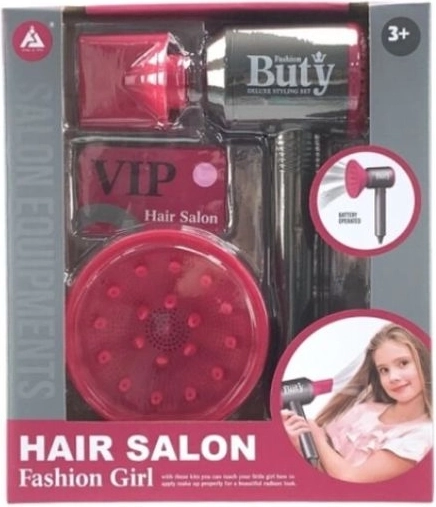 Set da parrucchiera per bambini con phon sonoro Hair salon – Fashion girl