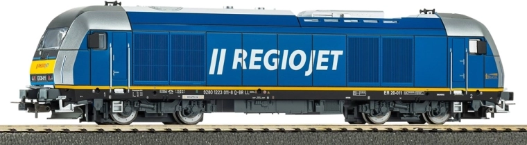 Locomotiva diesel Piko Herkules BR 223 RegioJet con decoder sonoro, digitale