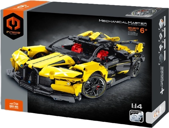 IM.Master auto da corsa gialla 1:14 (kit di costruzione)
