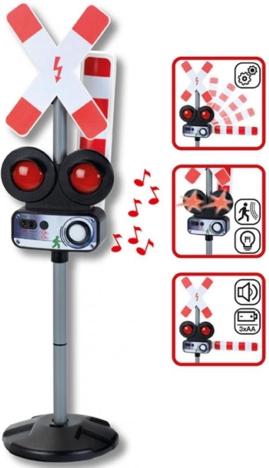 Sbarre ferroviarie con luce e suono per bambini