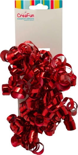 Fiocco regalo metallico rosso, 2 pz (6 mm)