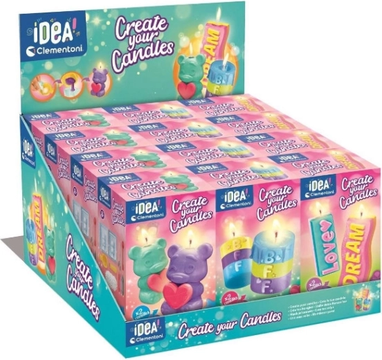 Mini fabbrica di candele – kit creativo per realizzare 2 candele