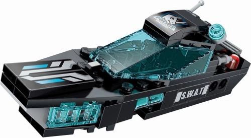 Set di costruzione Qman Shadow Pulse Combat Vehicle – motoscafo