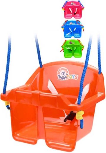 Altalena sospesa per bambini con barriera 38 × 37 × 34 cm - 1 pezzo