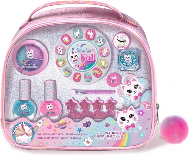Set cosmetico per bambini con pochette