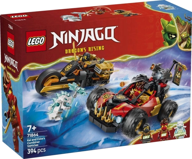 Veicoli combinati di Kai e Cole LEGO NINJAGO