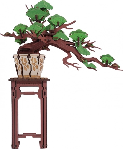 RoboTime puzzle 3D in legno bonsai di pino