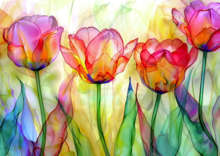 Enjoy puzzle Giardino di tulipani 1000 pezzi
