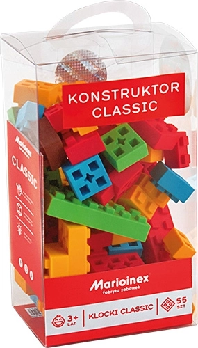 Costruzioni classiche morbide da 55 pezzi