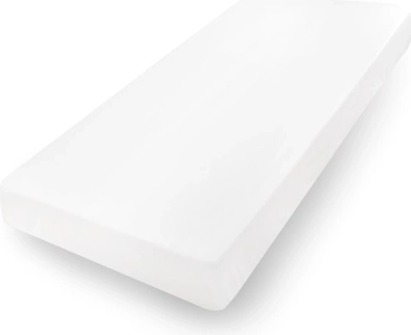 Lenzuolo con angoli in jersey Babymatex per lettino 60 × 120 cm, bianco