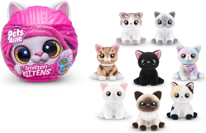 Gattino di peluche interattivo ZURU Pets Alive Smitten Kitten