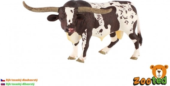 Modello di toro a corna lunghe del Texas 15 cm