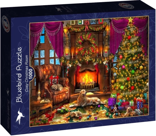 Puzzle Bluebird "Accogliente stanza natalizia" 1000 pezzi