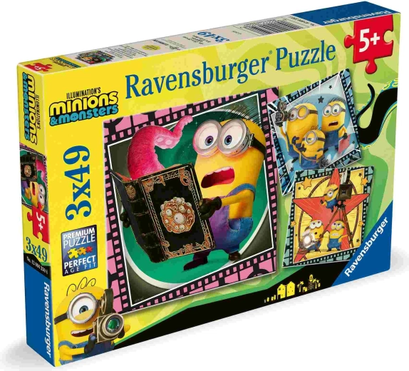 Puzzle Minions 3, 3 × 49 pezzi