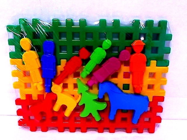 Mattoncini da costruzione Famiglia felice (17 pezzi)