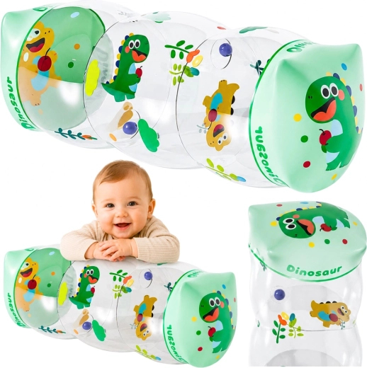 Rullo gonfiabile per bambini per gattonare Dinosauro 51 × 22 cm