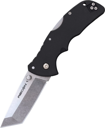 Cold Steel Mini Recon 1 Tanto coltello tascabile 7,3 cm, nero, Griv-Ex