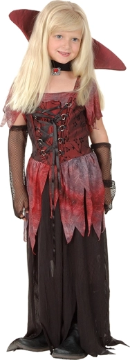 Costume da vampira per bambini 130–140 cm