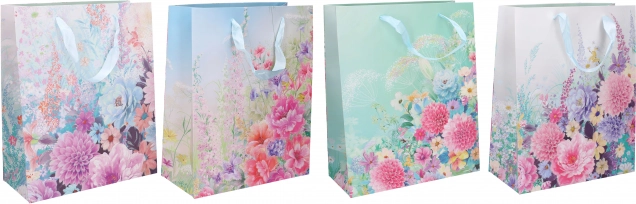 Shopper regalo L, 40 × 30 × 12 cm – mix di motivi per tutto l'anno