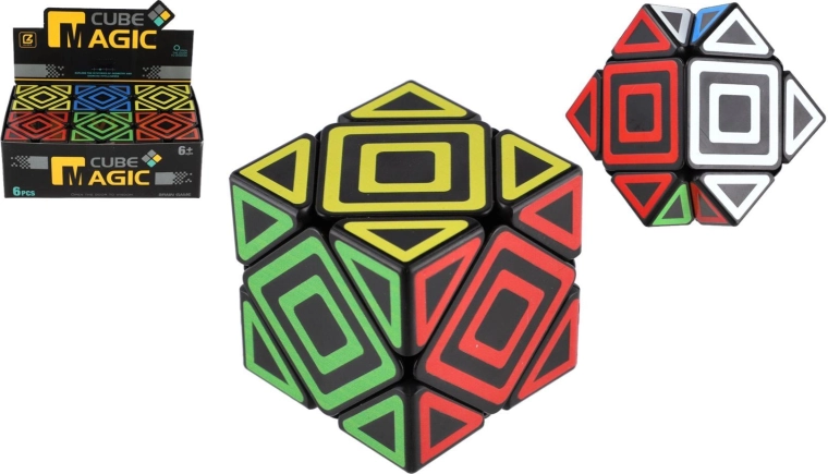 Rompicapo logico in plastica a forma di cubo 5,5 cm