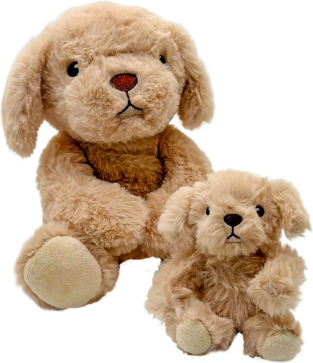 Steppos cagnolino di peluche da microonde con cucciolo