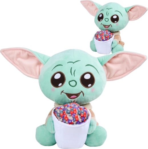 Peluche Grogu con popcorn 25 cm – STAR WARS The Mandalorian, Simba