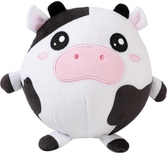 Pallina antistress in peluche mucca 15 cm