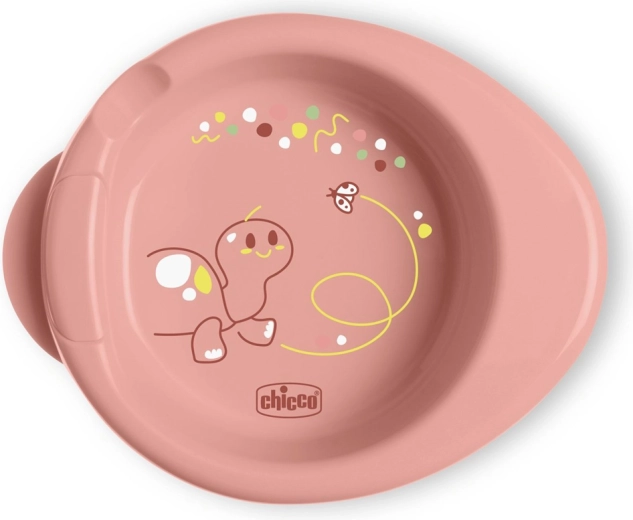 Chicco piatto termico antiscivolo Warmy rosa 6m+