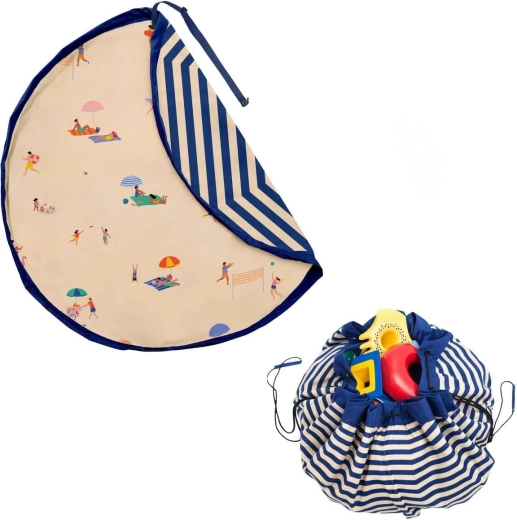 Play&Go Noomad coperta da gioco da esterno e sacco per giocattoli beach