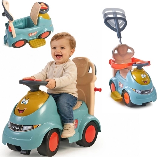 FEBER cavalcabile multifunzione Push N'Go Casual 3 in 1