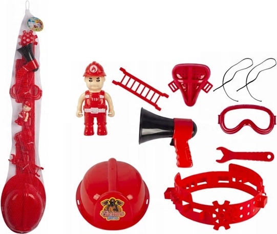 Set da pompiere per bambini con casco
