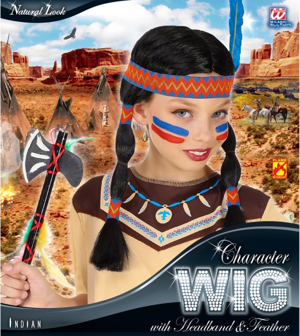 Parrucca con fascia Indiana