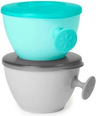 Set di ciotole Easy-Grab Grigio/Soft Teal