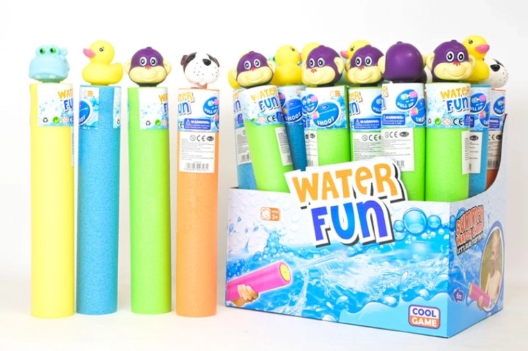 Pompa ad acqua in schiuma con animaletti 26 cm (24 pz)