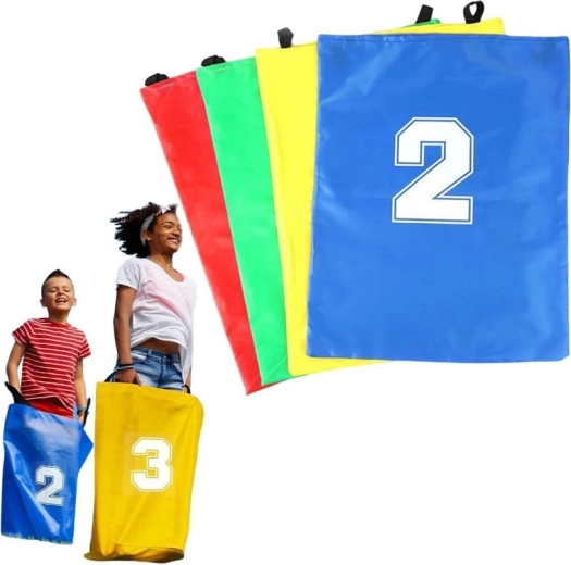Sacchi da salto Woopie per gare di bambini - 4 pezzi