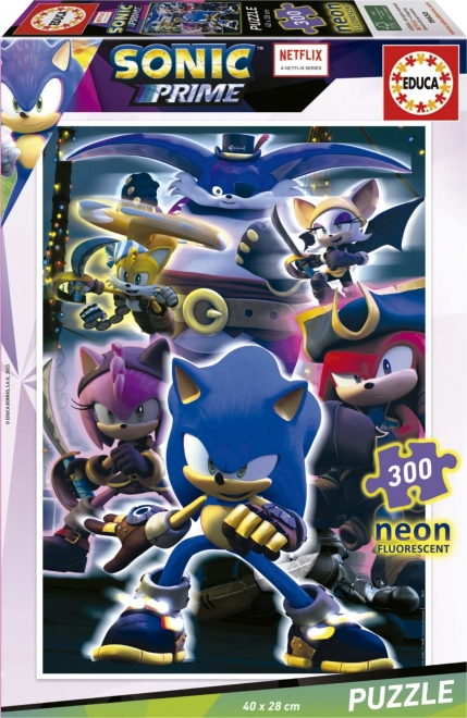 Puzzle Luminoso Sonic Prime 300 Pezzi