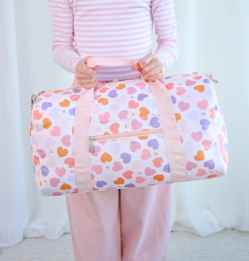 A Little Lovely Company borsa da viaggio per bambini Cuori