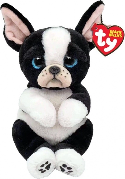 Cane di peluche TY 15 cm – bianco e nero